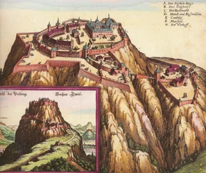 Castle Hohentwiel in southern Germany, near Lake Constance